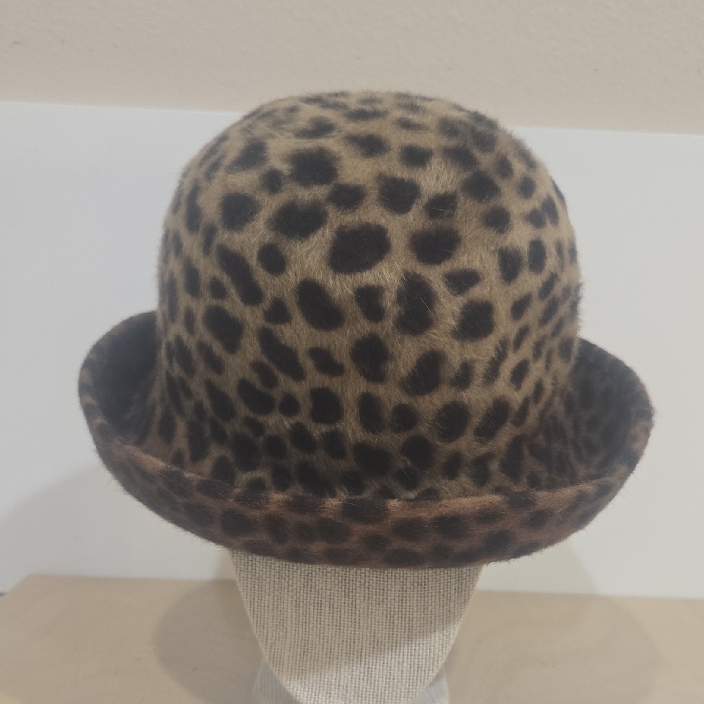 Eric Javits Leopard Print Fur Hat - image 3